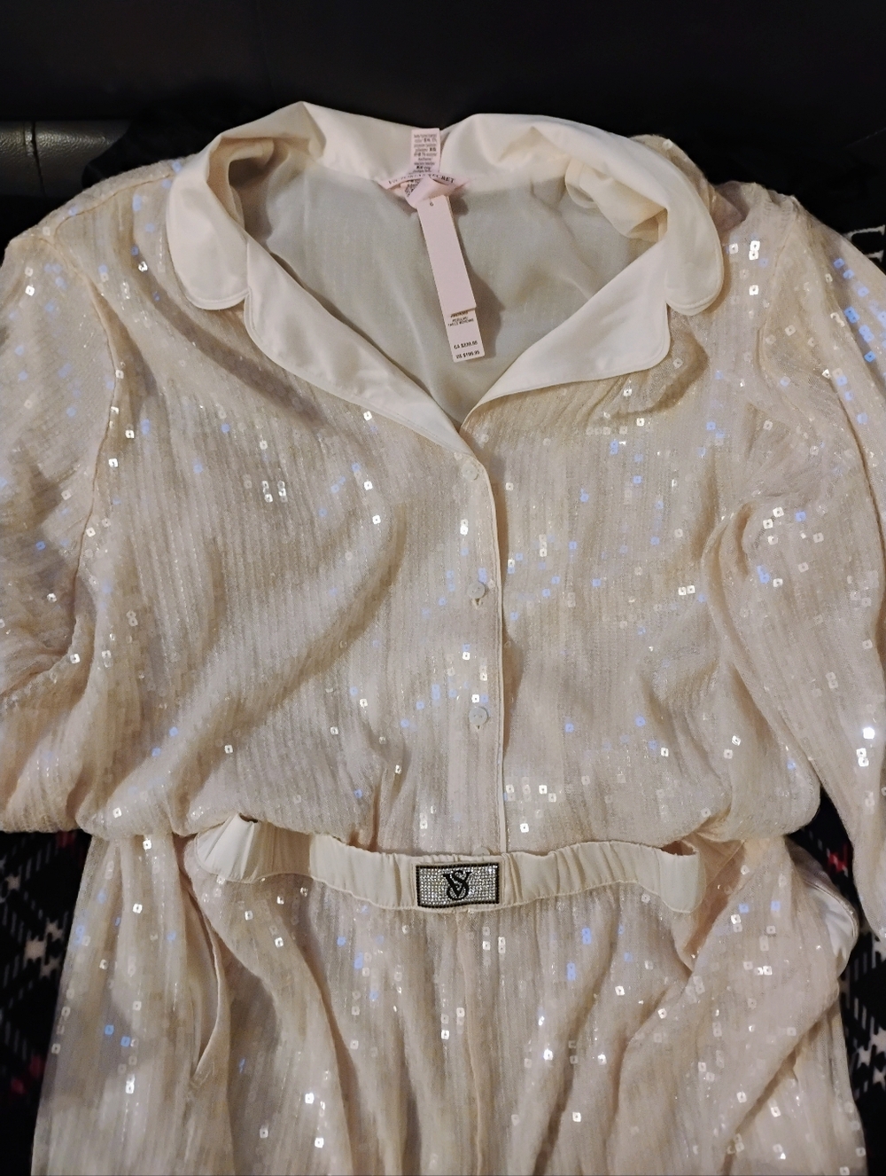 Victoria Secret Gorgeous & Glamorous Blinged Out Pajama Set